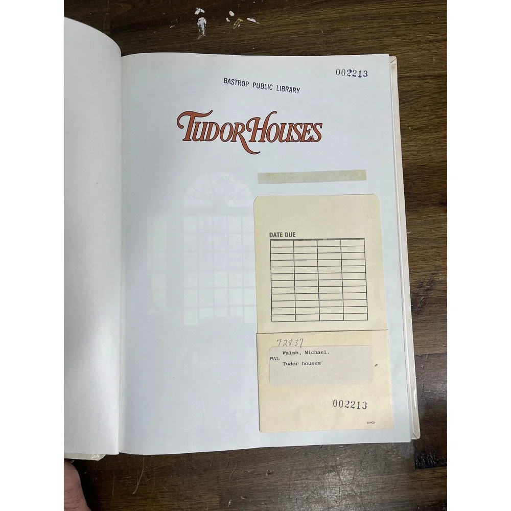 Tudor Houses Home Planners Inc Architecture Floor Plans Design Book 0918894662